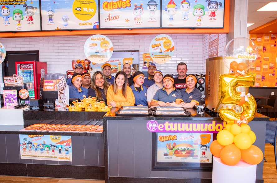 Todo dia é dia de Giraffas com a família